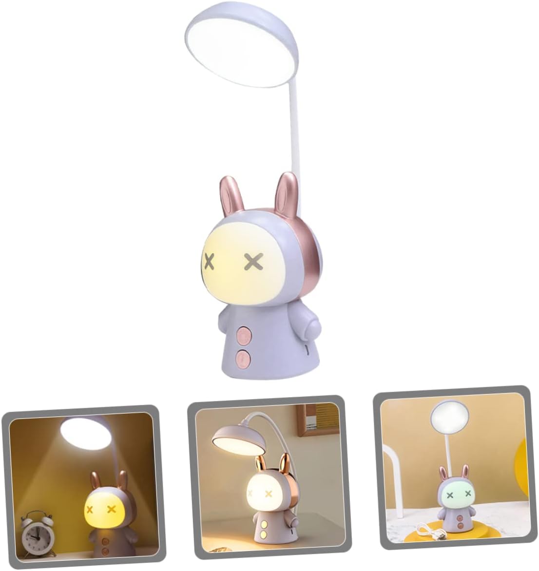 LumiNest™ Touch LED Night Lamp for Kids – Eye-Care Study & Bedside Light | Soft Glow, Safe Design