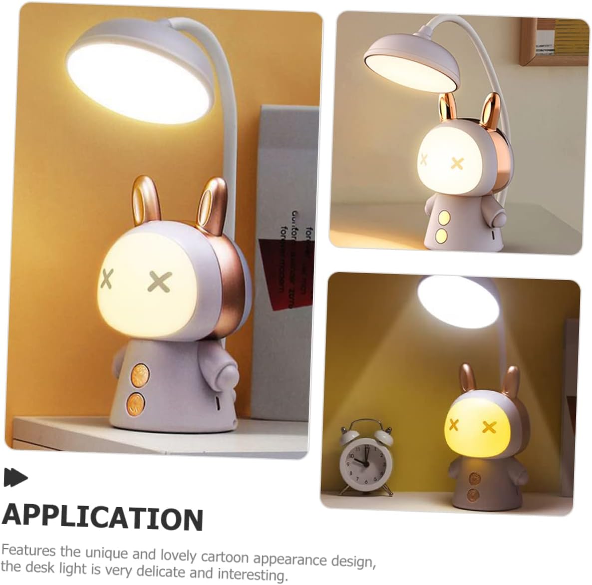 LumiNest™ Touch LED Night Lamp for Kids – Eye-Care Study & Bedside Light | Soft Glow, Safe Design