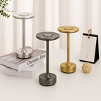LunaHalo™ Touch LED Table Lamp – Dimmable Touchbase Ambient Light | Bedside & Accent Lighting