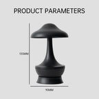 TumbloGlow™ Rechargeable Touch Mushroom Lamp – Dimmable USB Table Night Light | Portable Ambient Décor