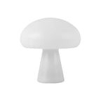 MushDane™ Cream Halo Mushroom Table Lamp – USB Rechargeable Touch Dimmable Lamp | Ambient Lighting for Bedroom & Living Room