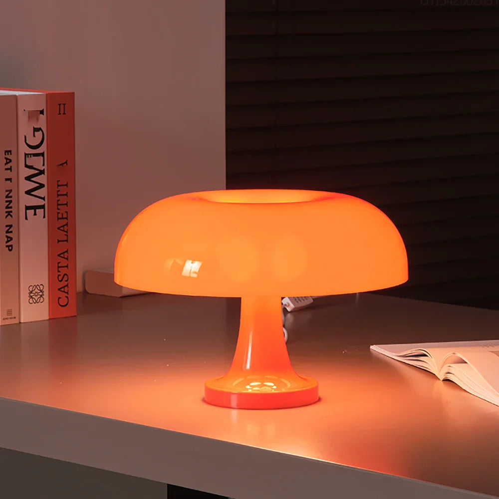 Marigold™ Touch Mushroom Table Lamp – Dimmable LED Ambient Light | Cordless / USB Recharge | Accent & Bedside Lighting