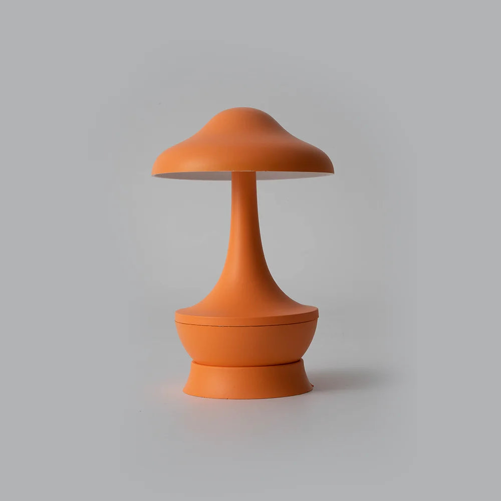 TumbloGlow™ Rechargeable Touch Mushroom Lamp – Dimmable USB Table Night Light | Portable Ambient Décor