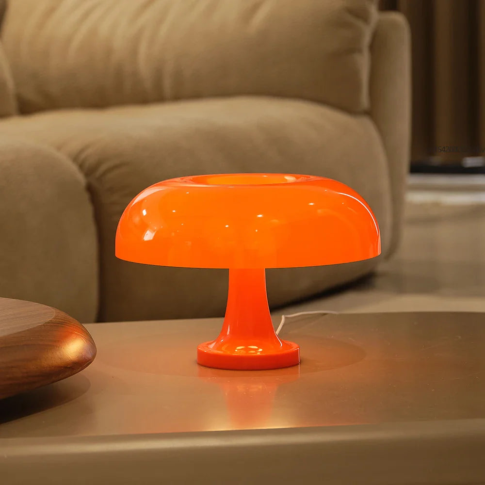 Marigold™ Touch Mushroom Table Lamp – Dimmable LED Ambient Light | Cordless / USB Recharge | Accent & Bedside Lighting