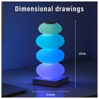 ColorAura™ 16-Color Touch RGB Table Lamp – Multi-Step Dimmable Mood Lamp | Ambient Bedside & Desk Light