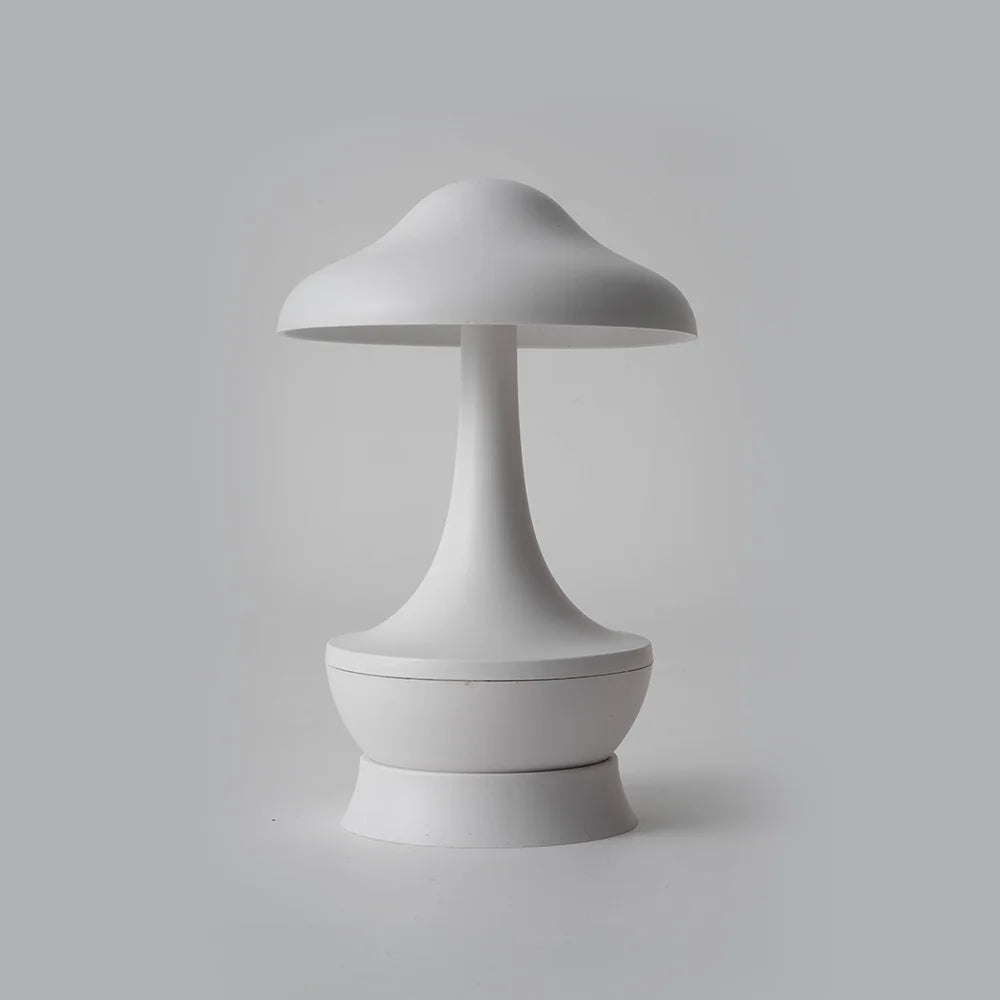 TumbloGlow™ Rechargeable Touch Mushroom Lamp – Dimmable USB Table Night Light | Portable Ambient Décor