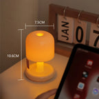 LumiShroom™ Rechargeable Mushroom Sunset Lamp – USB Mood & Ambient Table Light | Minimalist Décor for Bedroom & Desk