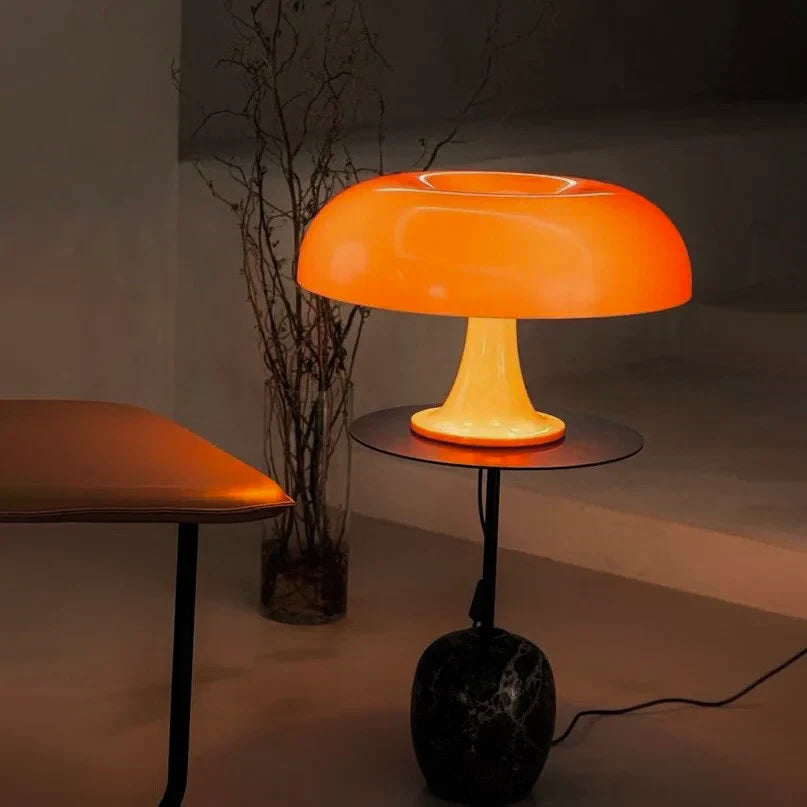 Marigold™ Touch Mushroom Table Lamp – Dimmable LED Ambient Light | Cordless / USB Recharge | Accent & Bedside Lighting